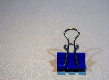 Close-up of glasses on table