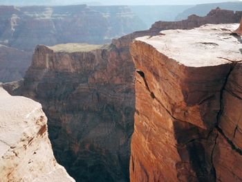 High angle view of mountains