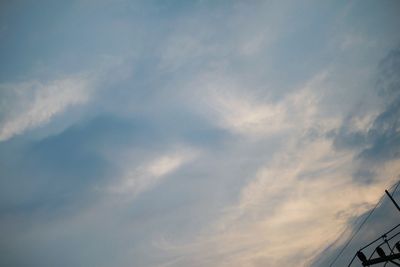 Low angle view of sky