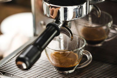 Close-up of coffee cups