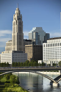 View of buildings in city