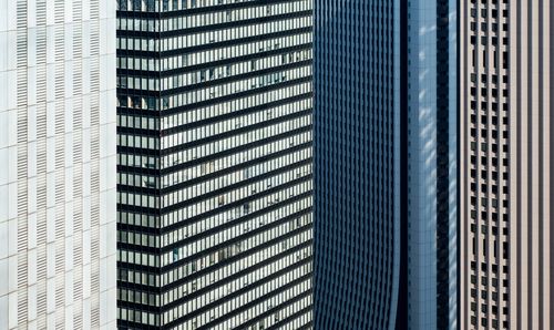 Full frame shot of modern office building