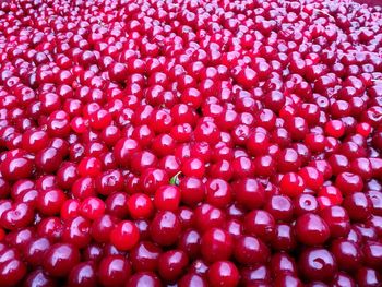 Full frame shot of strawberries