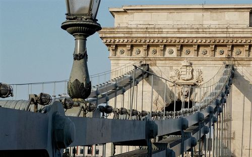 View of sculpture of bridge