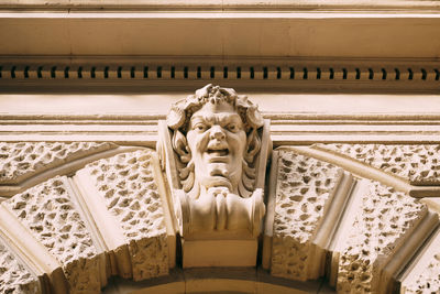 Low angle view of statue in building