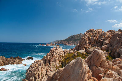 Panoramic view of sea against sky