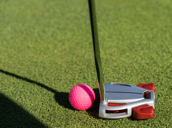 Close-up of ball on table