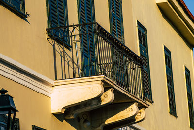 Low angle view of building against sky