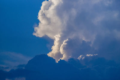 Low angle view of clouds in sky