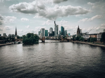 River with buildings in background