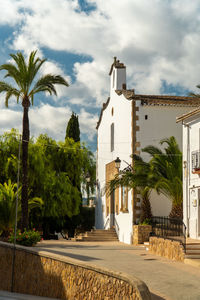 Small church in teulada, alicante, spain