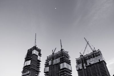 Low angle view of modern building