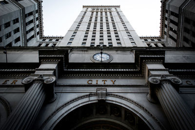 Low angle view of building against sky