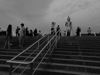 Low angle view of staircase