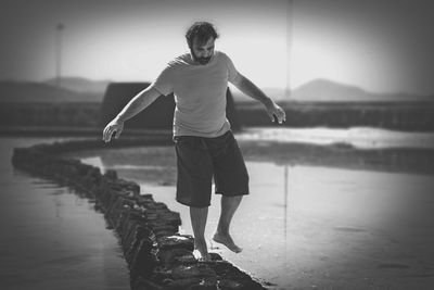 Black and white professional session