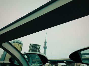 Low angle view of building against sky