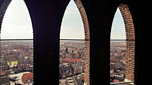 View of bridge in city