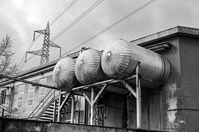 Low angle view of building against sky