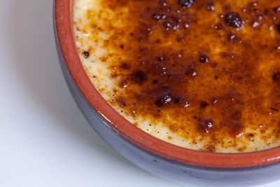 Directly above shot of bread in plate