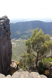 Scenic view of mountains