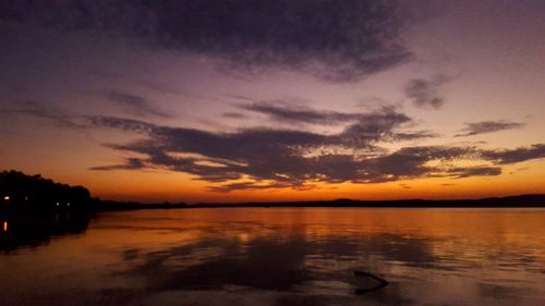 Scenic view of sunset sky