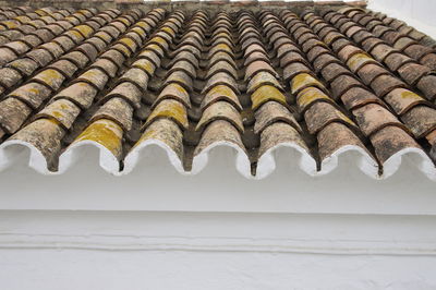 Close-up of roof tiles