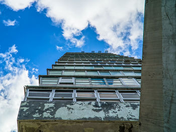 Low angle view of building against sky