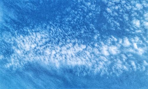 Low angle view of clouds in sky