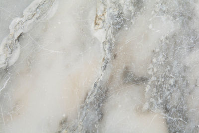 Full frame shot of snow covered rock