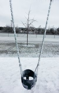 Swing in playground