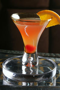 Close-up of drink on table