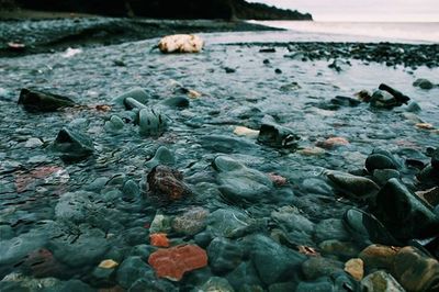 Rocks in water