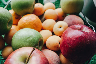 Full frame shot of fruits