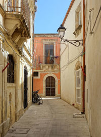 Street amidst buildings in town