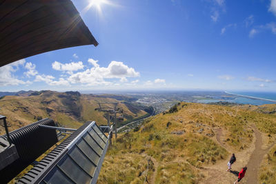 Panoramic view of landscape against sky