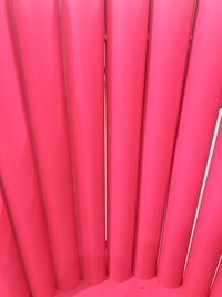 Full frame shot of pink curtain