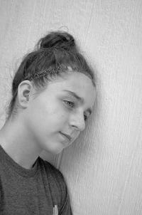 Close-up of young woman