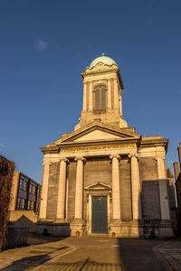 Low angle view of building against sky