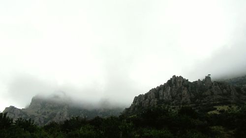 Scenic view of mountain against sky