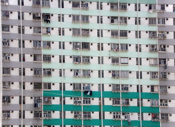 Full frame shot of modern building