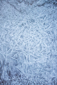 Close-up of snowflakes