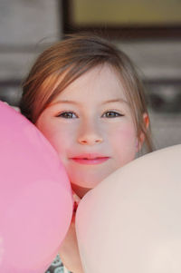 Close-up portrait of young woman