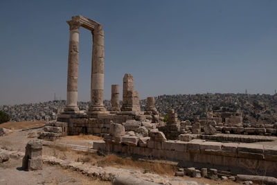 Old temple against sky