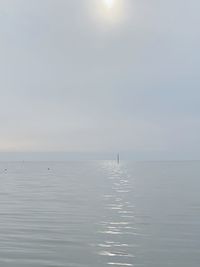 Scenic view of seascape against sky