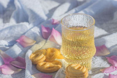 Close-up of drink on table