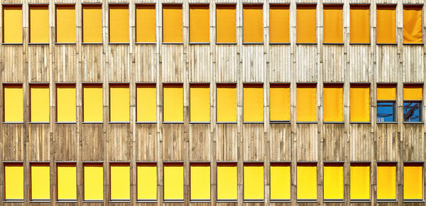 Full frame shot of building windows