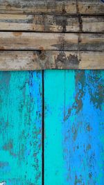 Full frame shot of weathered door