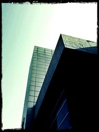 Low angle view of modern building