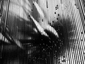 Full frame shot of metallic structure