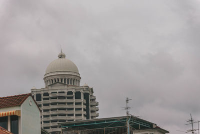 Low angle view of building against sky